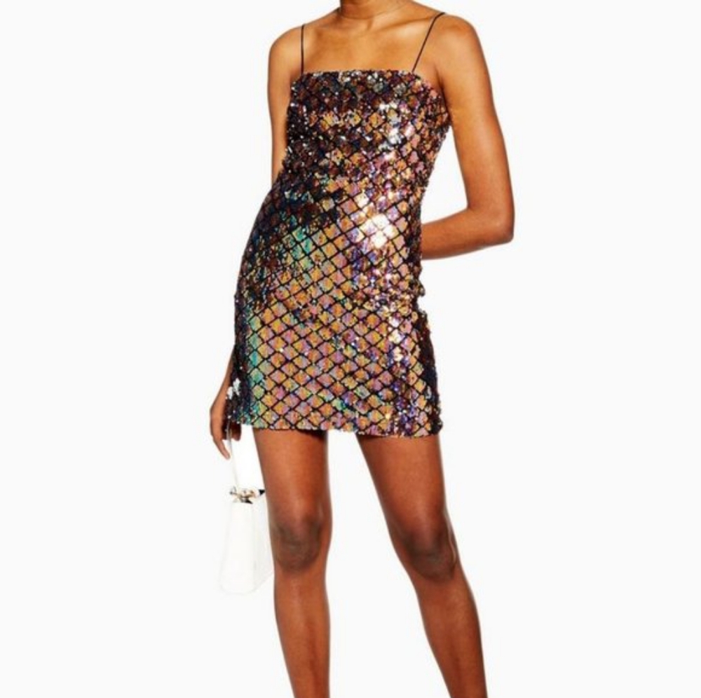 Sequin Multicolored Dress